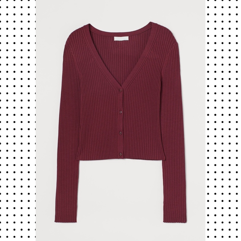H&M Rib knit cardigan  size XS